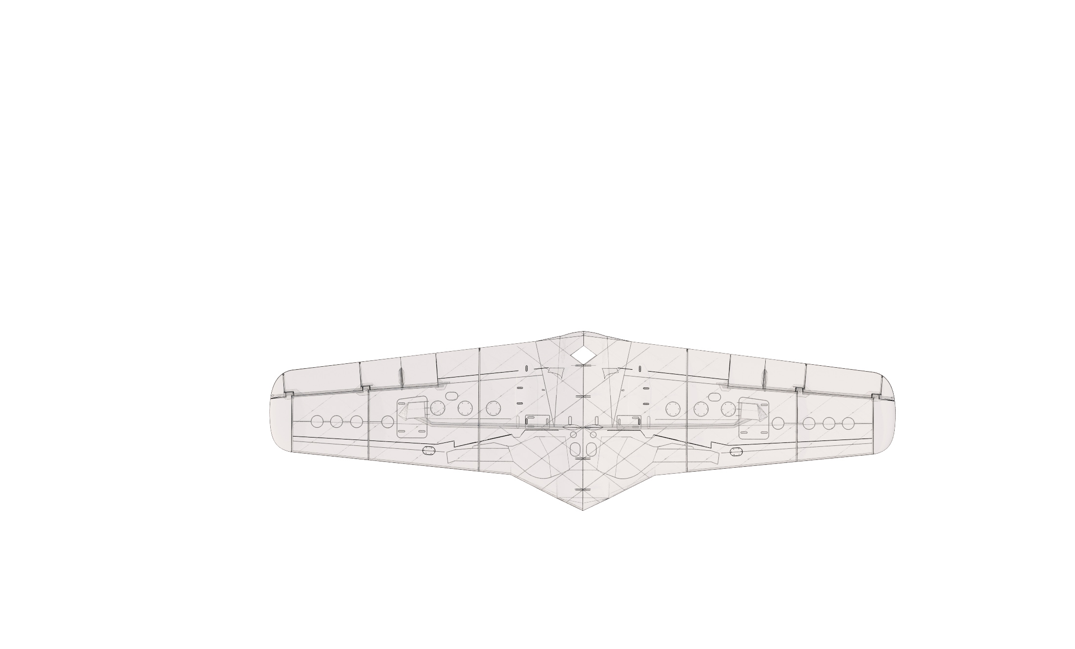 3D vytištěný model FOCKE-WULF TA 152 C