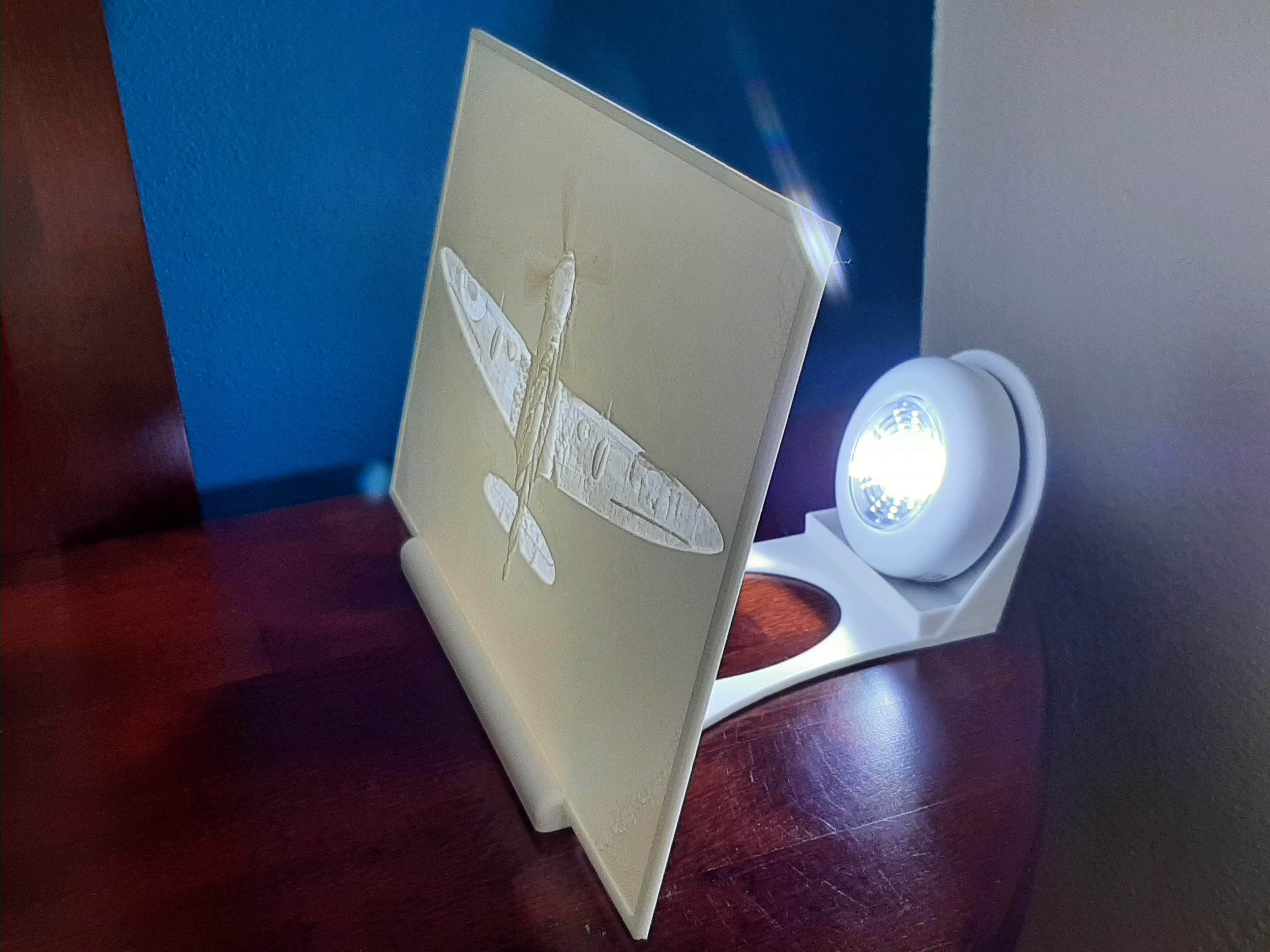 3D fotografie LITHOPHANE - stojánek se světlem