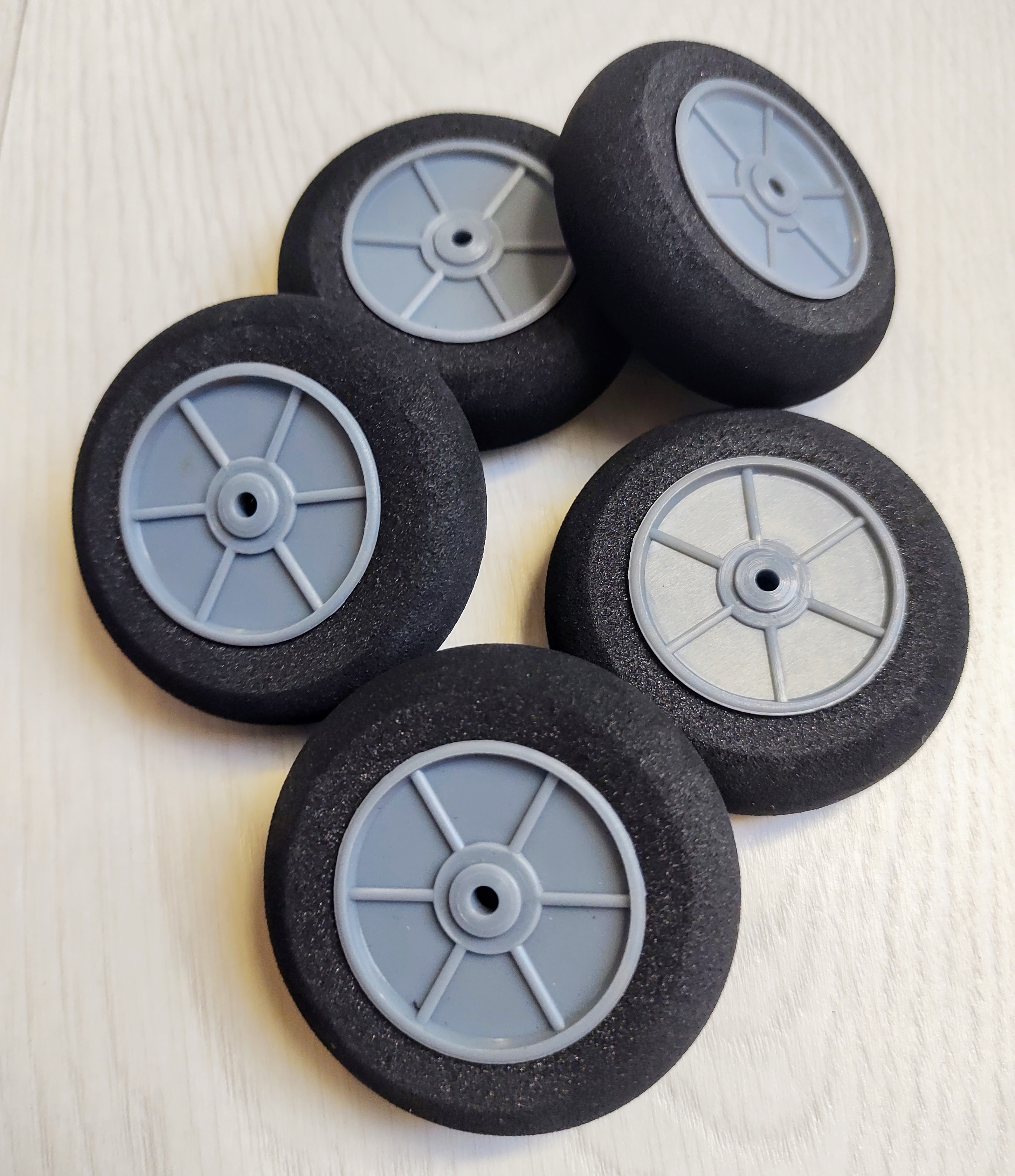 Podvozkové kolo mechové 55mm- šedý disk