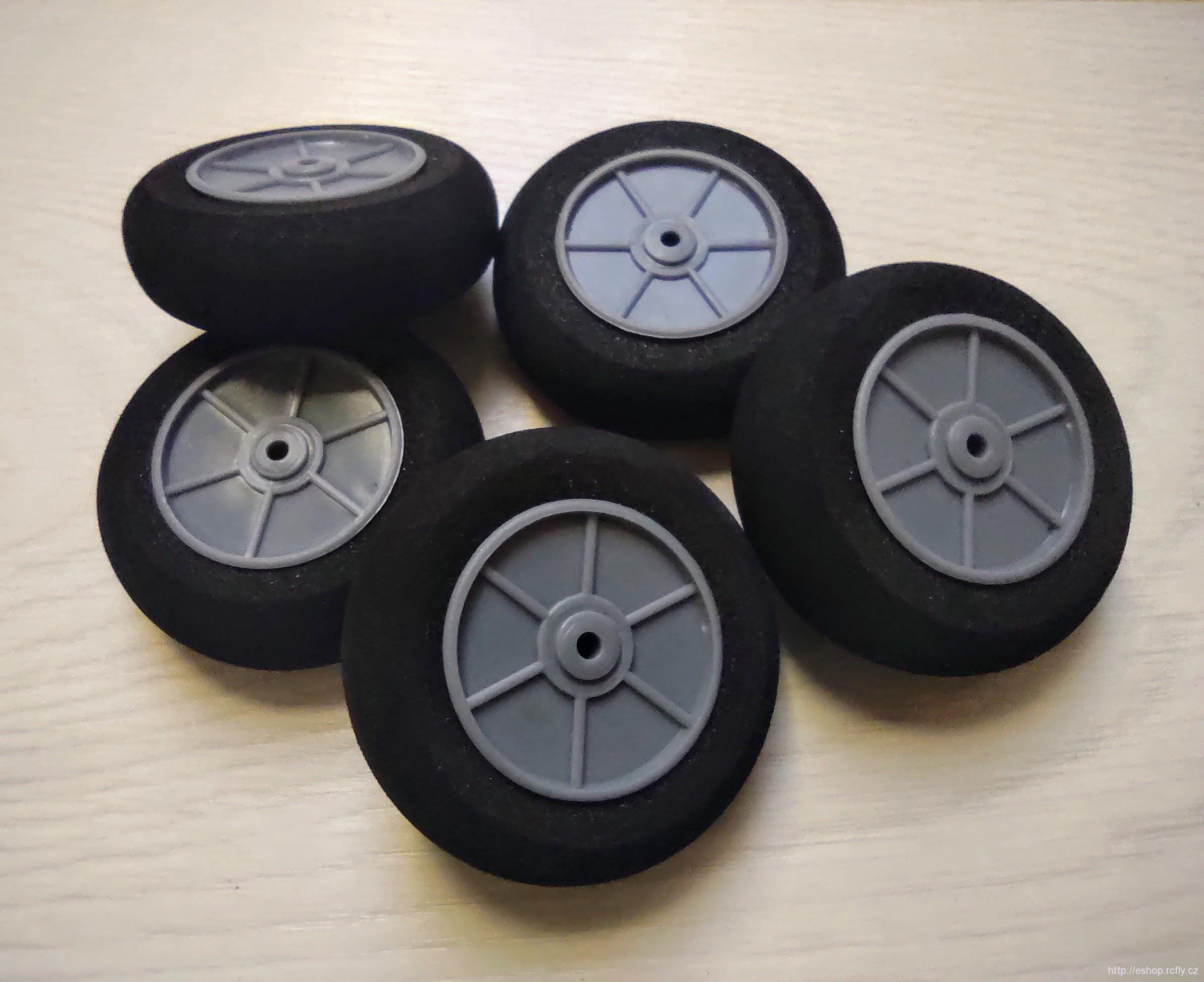 Podvozkové kolo mechové 55mm- šedý disk