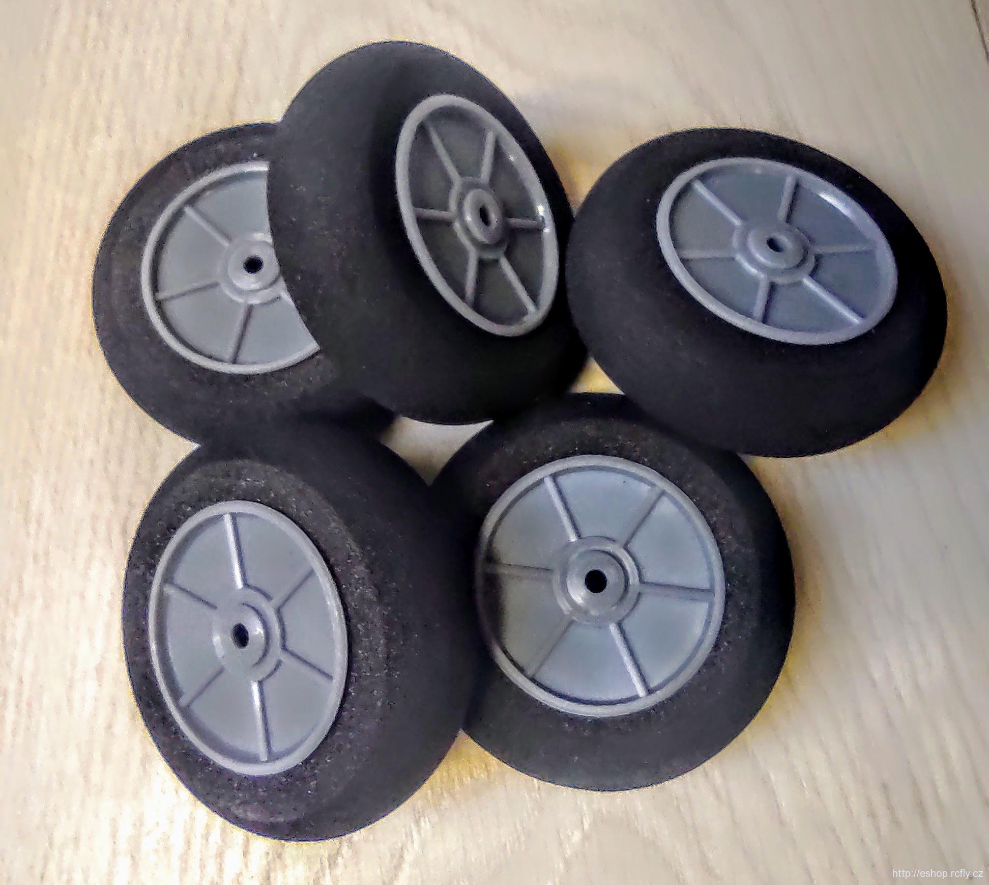 Podvozkové kolo mechové 55mm- šedý disk