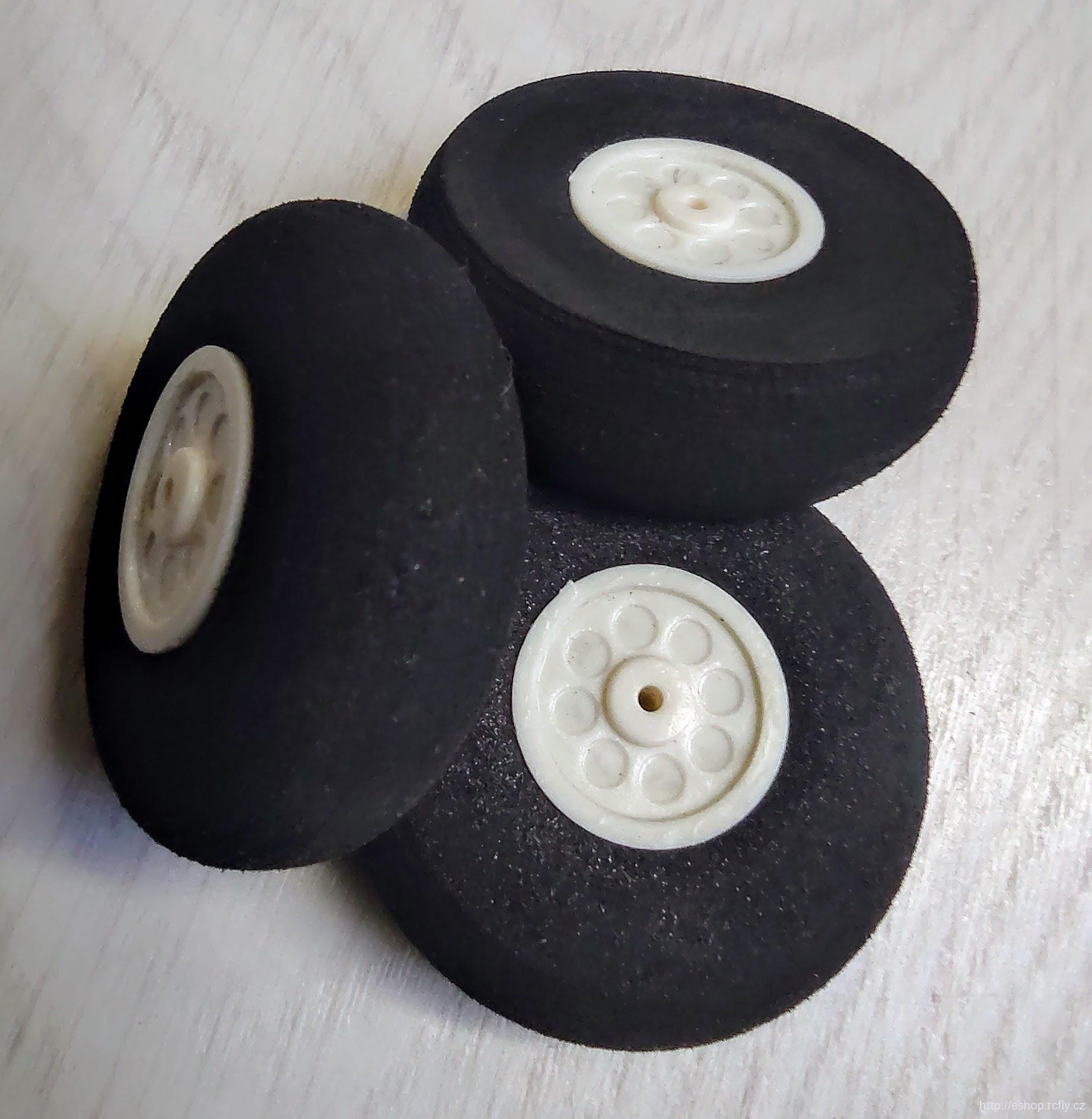 Podvozkové kolo mechové 55mm bílý disk