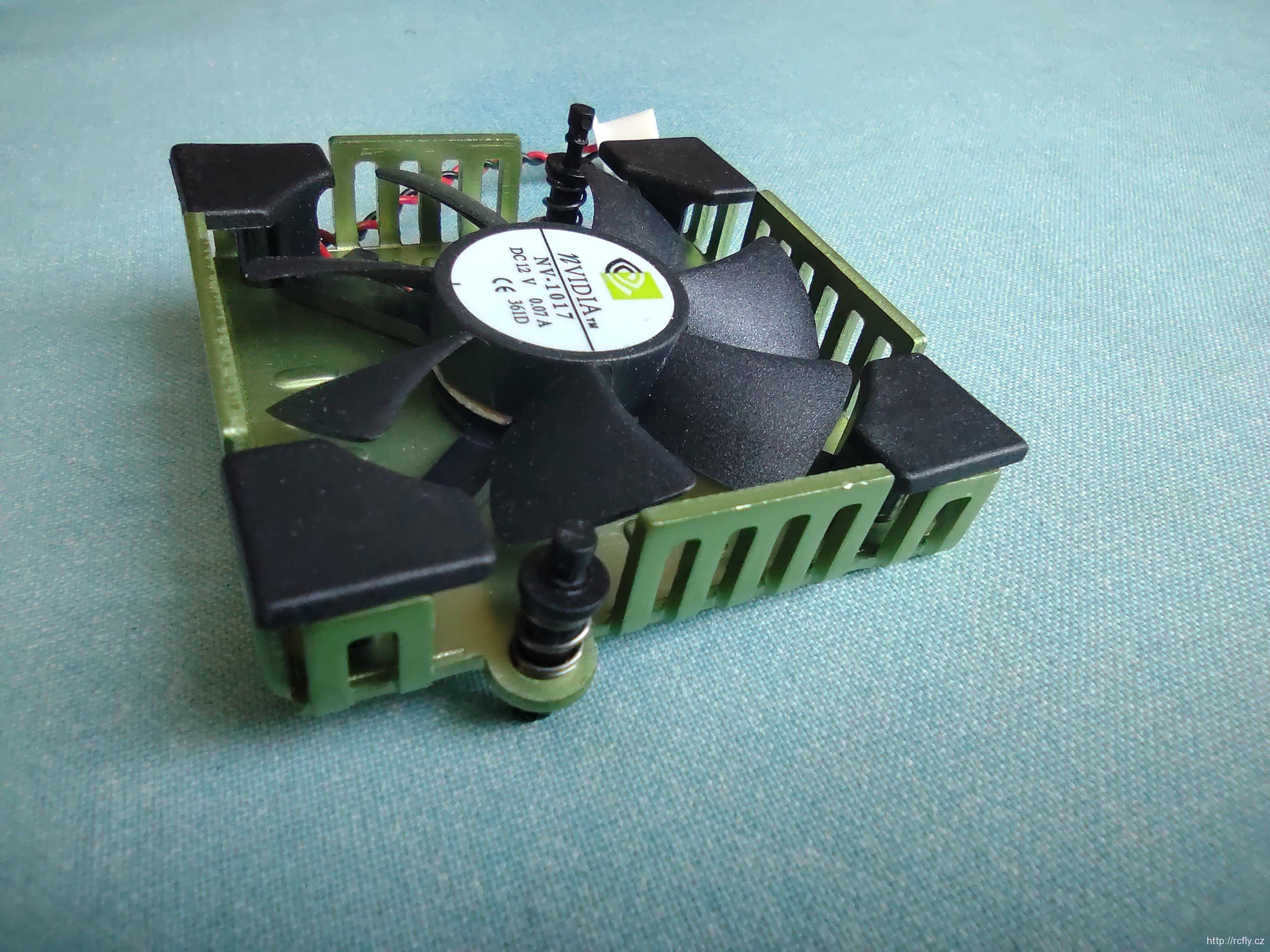 Ventilátor nVidia NV-101712V/0,07A na chladiči 52x52mm