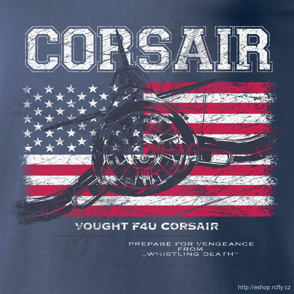 ANTONIO-Tričko se stíhacím letounem Vought F4U CORSAIR vel.M