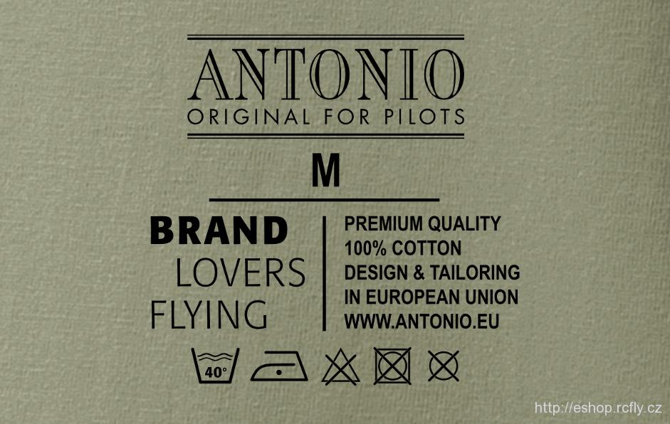 ANTONIO-Tričko s válečným letadlem P-38 LIGHTNING vel.XXL