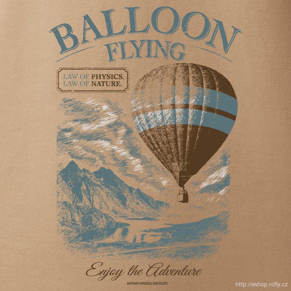ANTONIO-Tričko s horkovzdušným balónem BALLOON FLYING vel.L