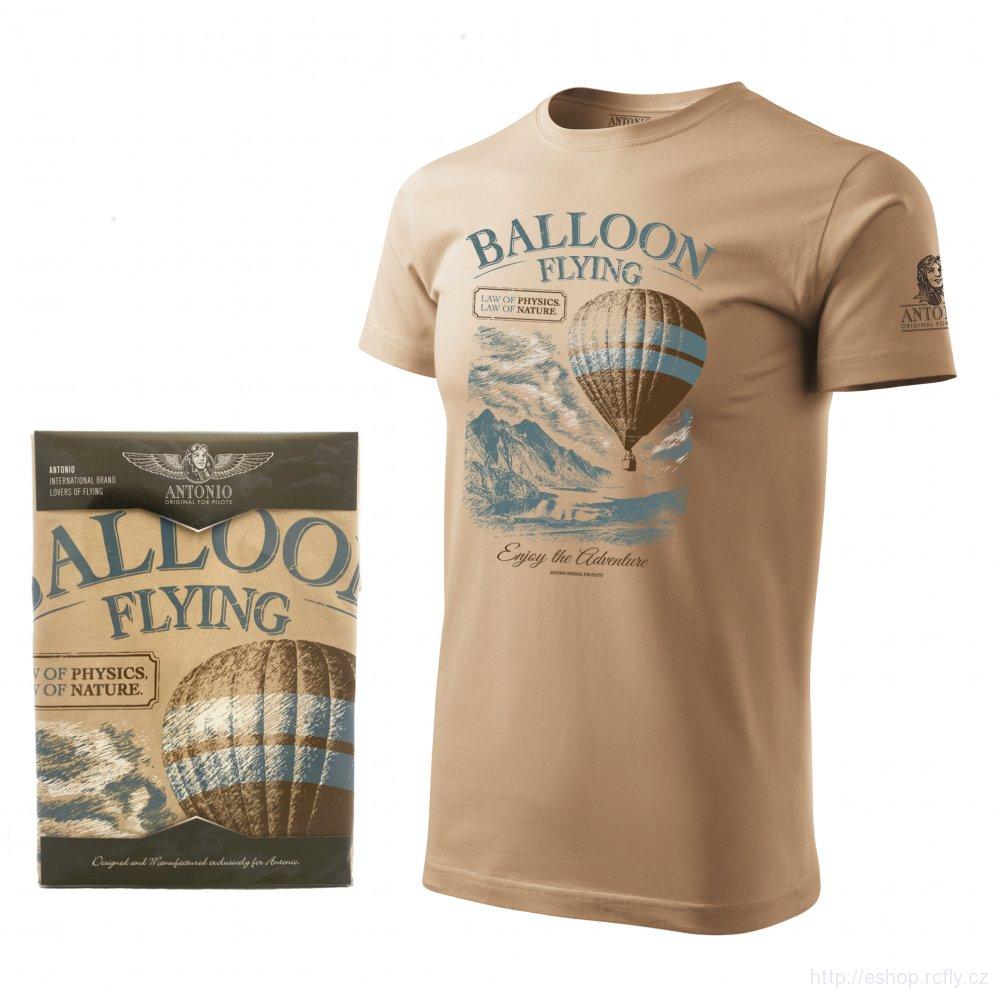 ANTONIO-Tričko s horkovzdušným balónem BALLOON FLYING vel.XL
