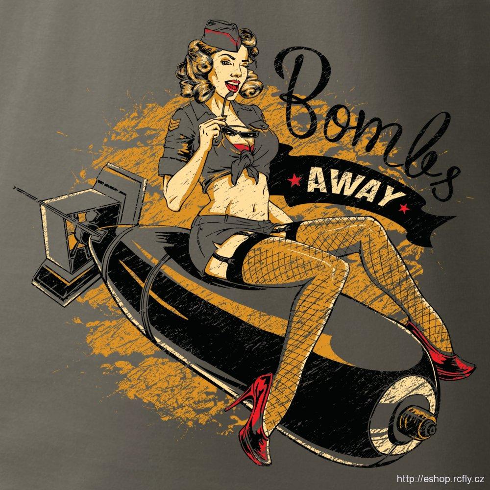 ANTONIO-Tričko s "nose art" BOMBS AWAY vel.L