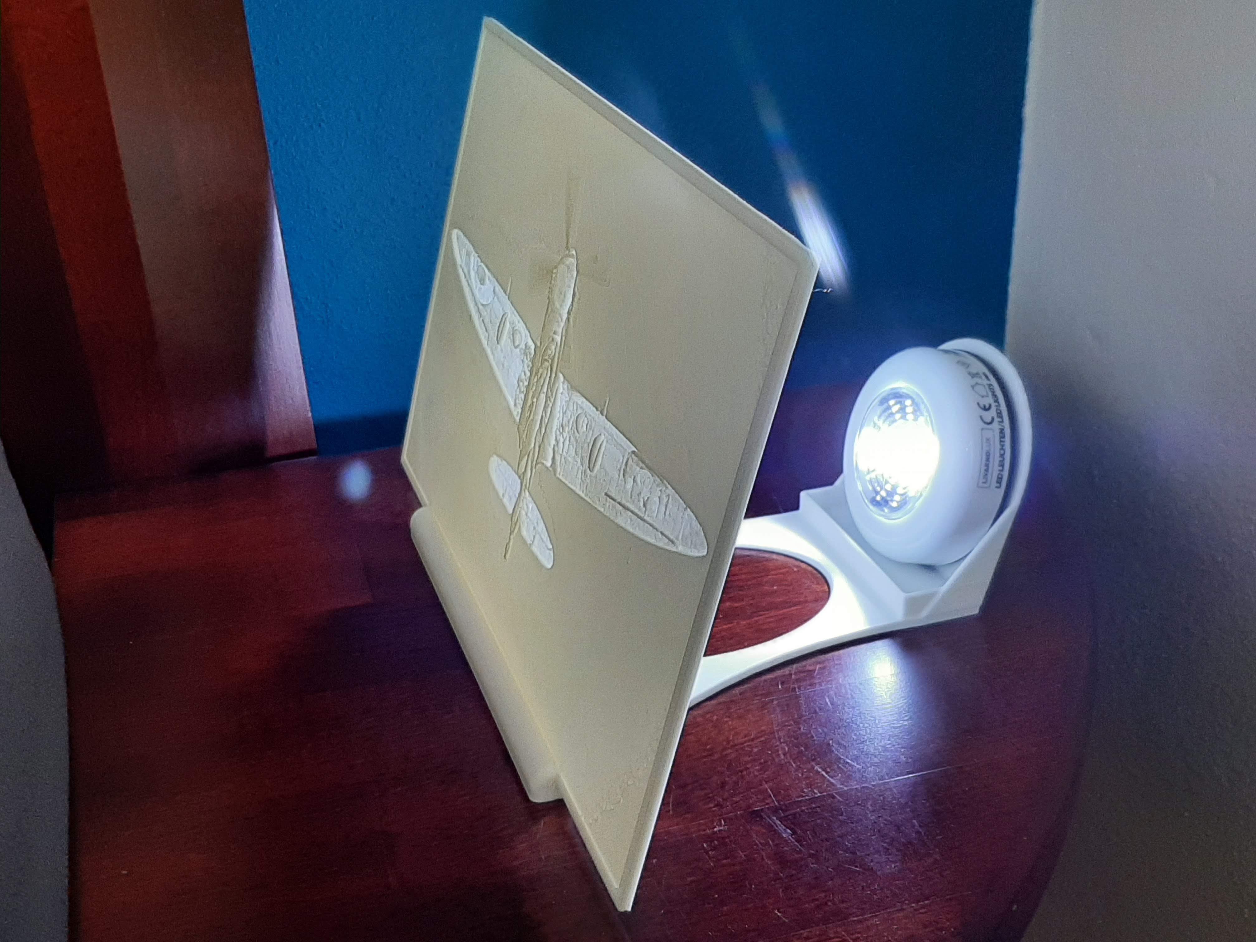 3D fotografie LITHOPHANE vel.20 cm