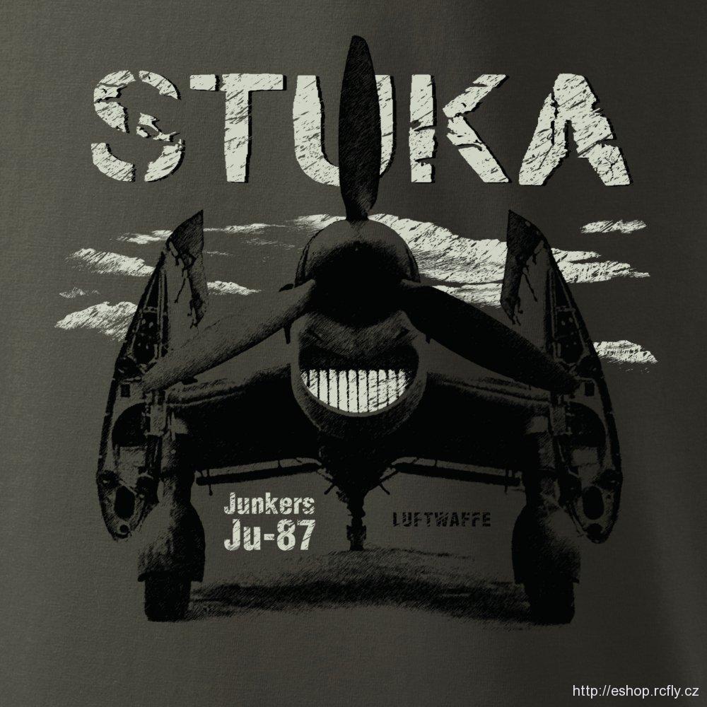 ANTONIO-Tričko s Luftwaffe Junkers Ju-87 STUKA vel.XXL