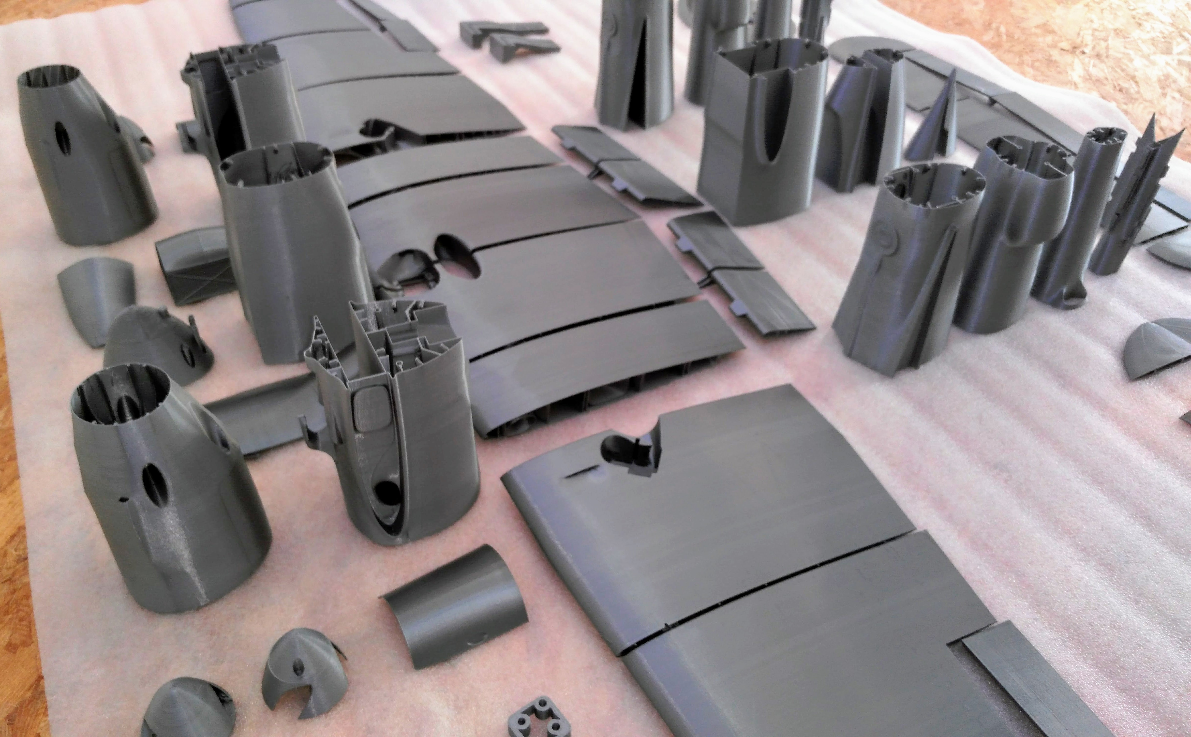 3D vytištěný model Lockheed P-38 Lightning