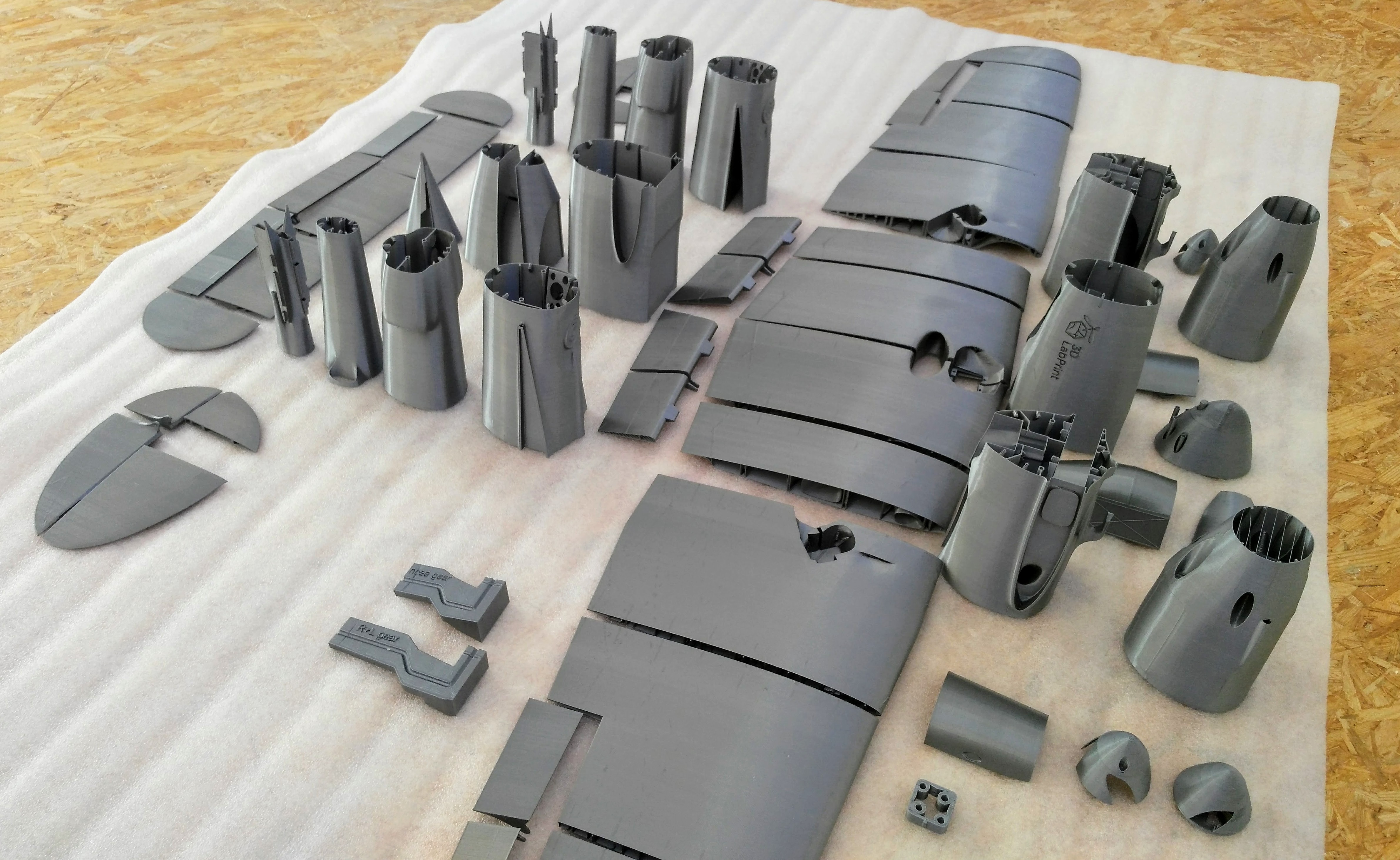 3D vytištěný model Lockheed P-38 Lightning