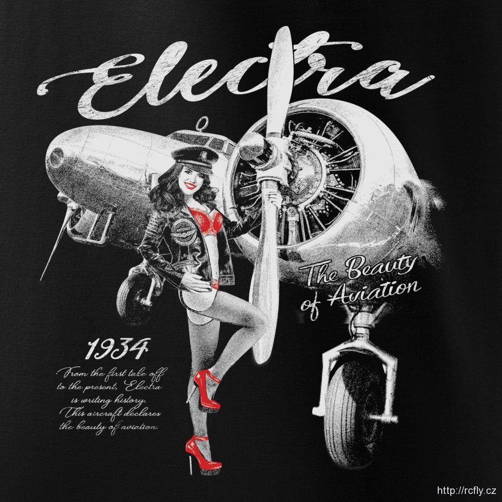 ANTONIO-Tričko s Lockheed L-10 ELECTRA vel.XXL