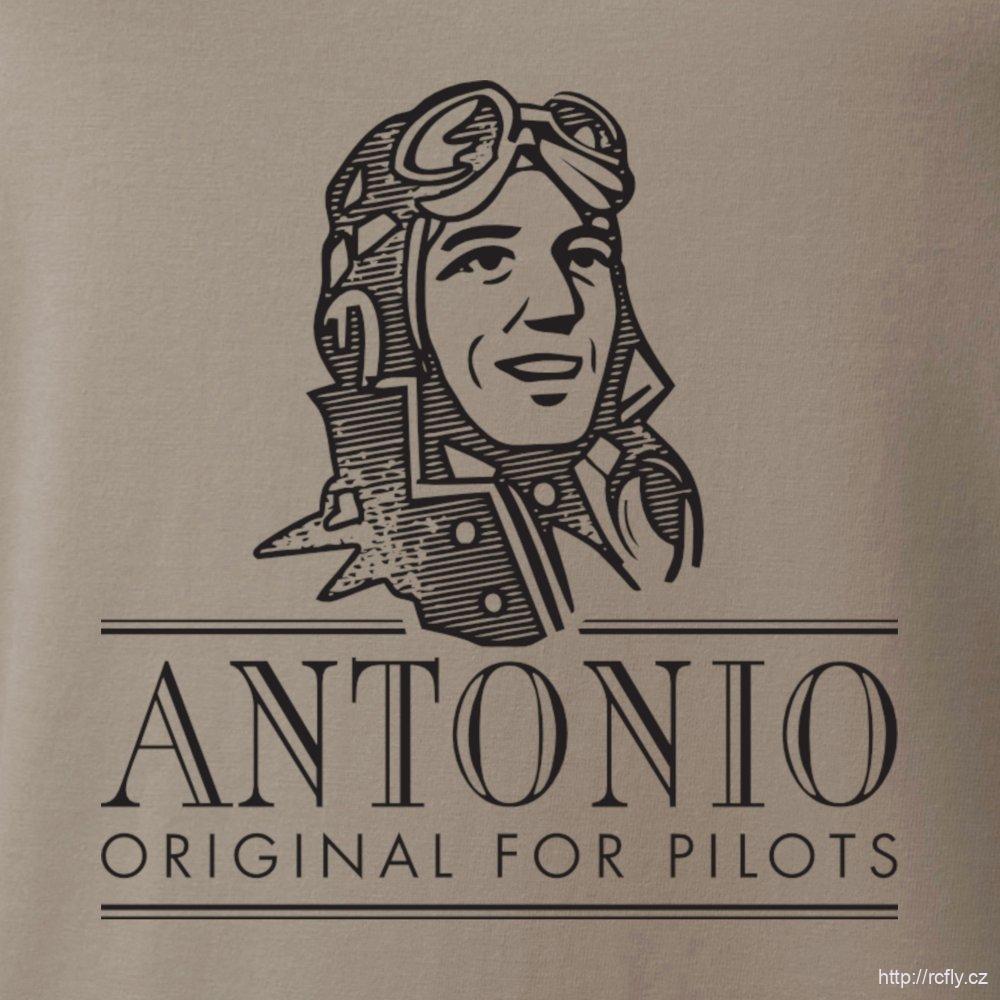 ANTONIO- Tričko českého letce METODĚJE VLACHA Vintage Vel.XL