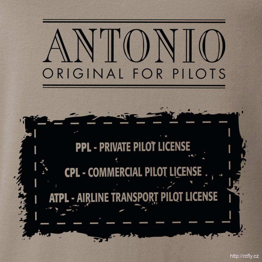ANTONIO-Tričko letecké PILOT GR Vel.XXL