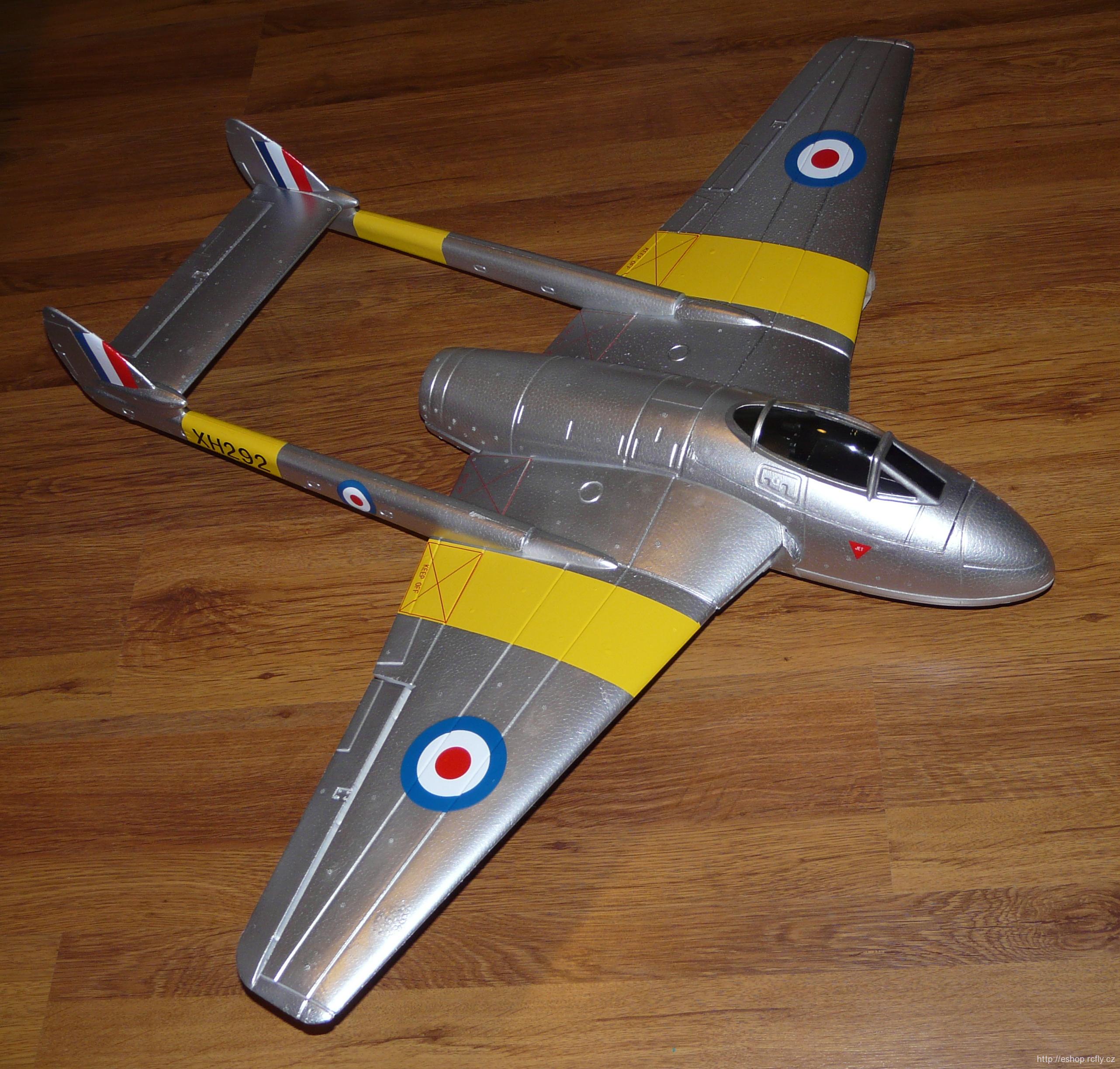 DH Vampire Pilot Silver