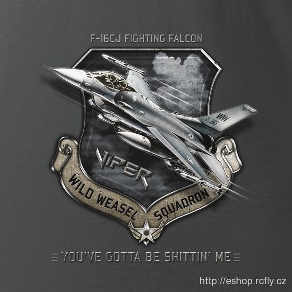 ANTONIO- Tričko se stíhačkou F-16CJ FIGHTING FALCON vel.L