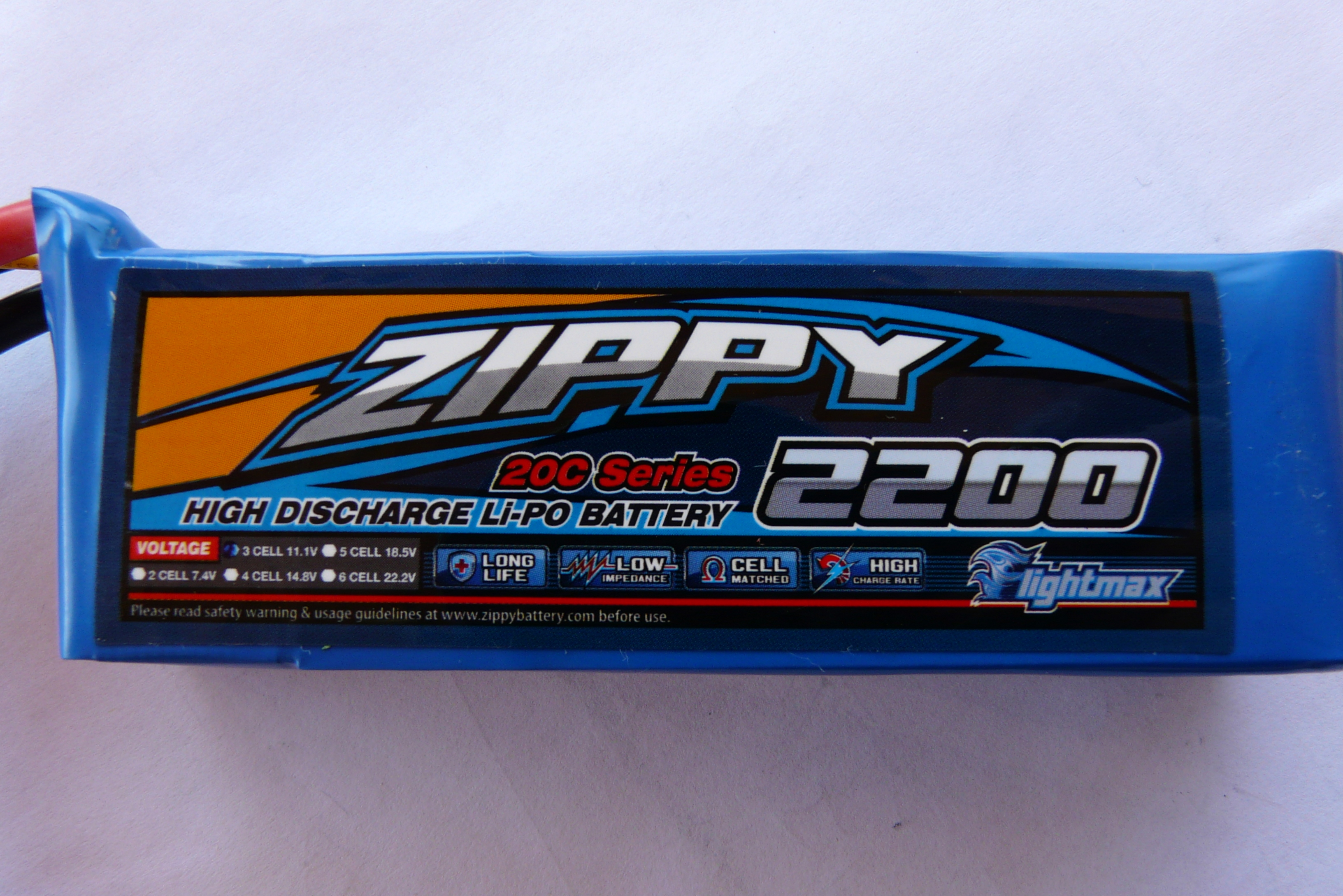Lip-Pol akumulátor ZIPPY Compact 2200mAh 3S 25C 