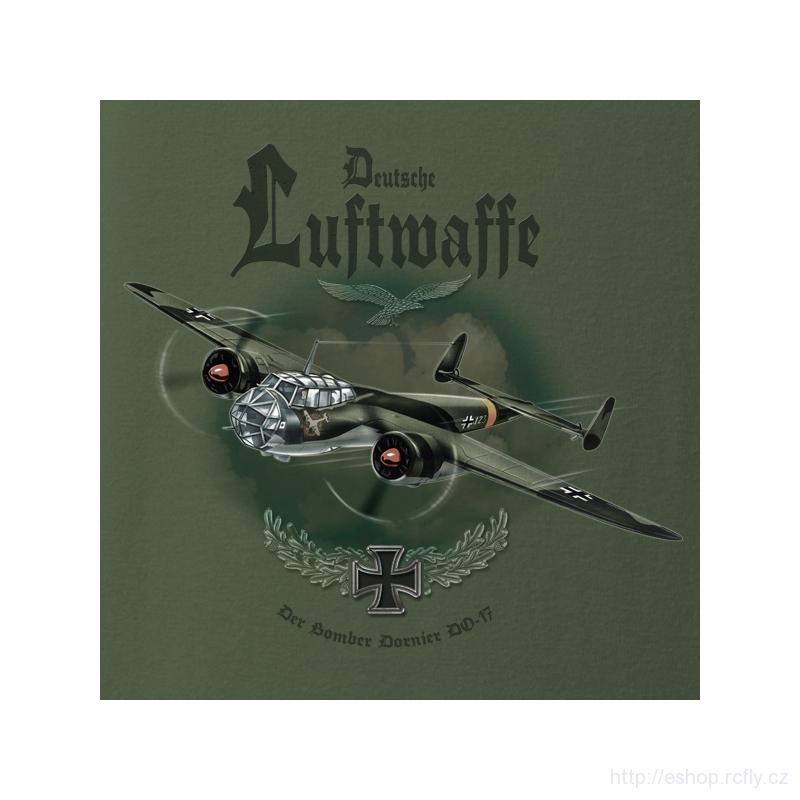 ANTONIO-Tričko s bombardérem DORNIER 17 vel.M