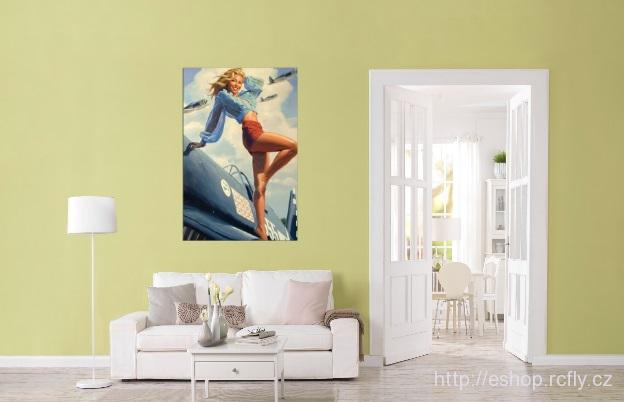 Fotoobraz- Pin Up Girl 80x53cm