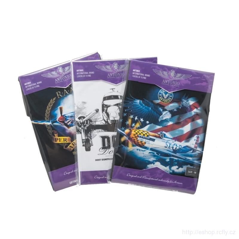 ANTONIO-Dámské tričko stíhač SPITFIRE MK-VIII.vel.S