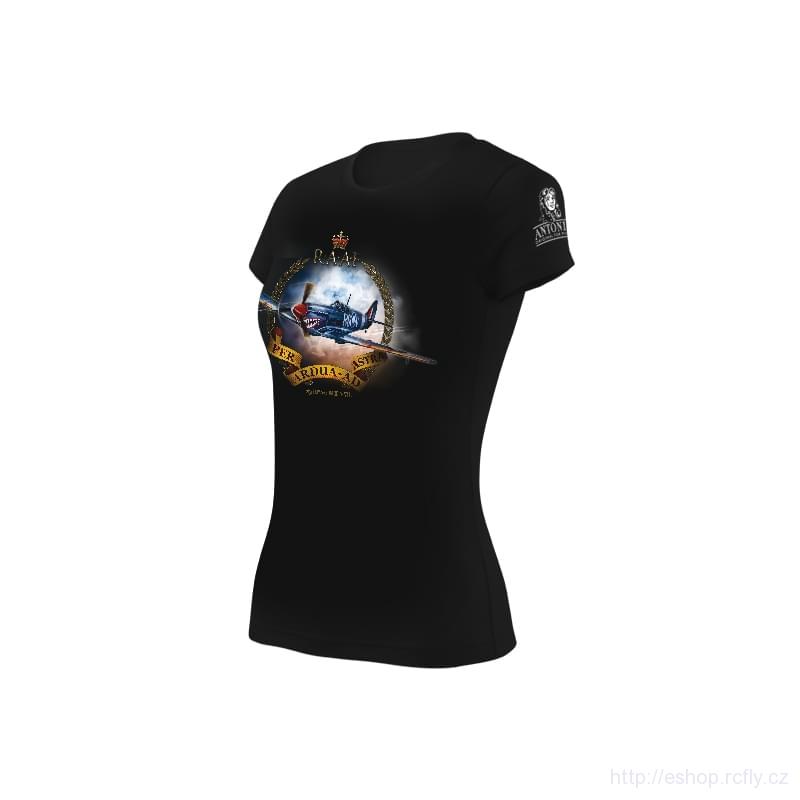 ANTONIO-Dámské tričko stíhač SPITFIRE MK-VIII.vel.XL
