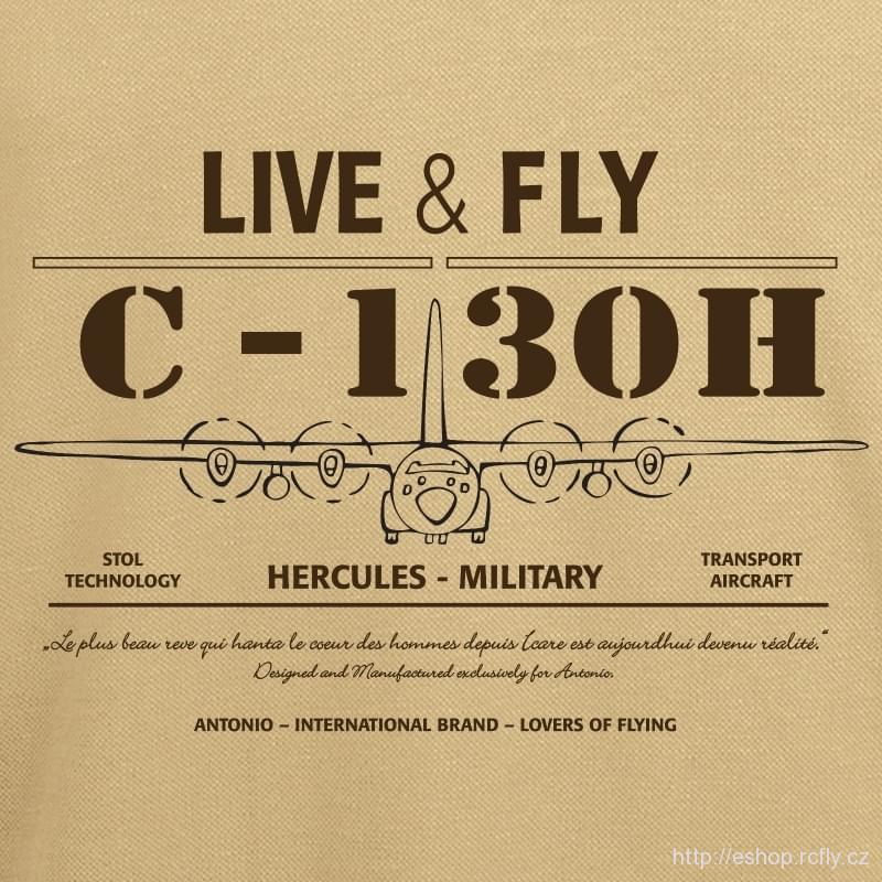 ANTONIO-Polokošile s letadlem HERCULES C-130H vel.XL