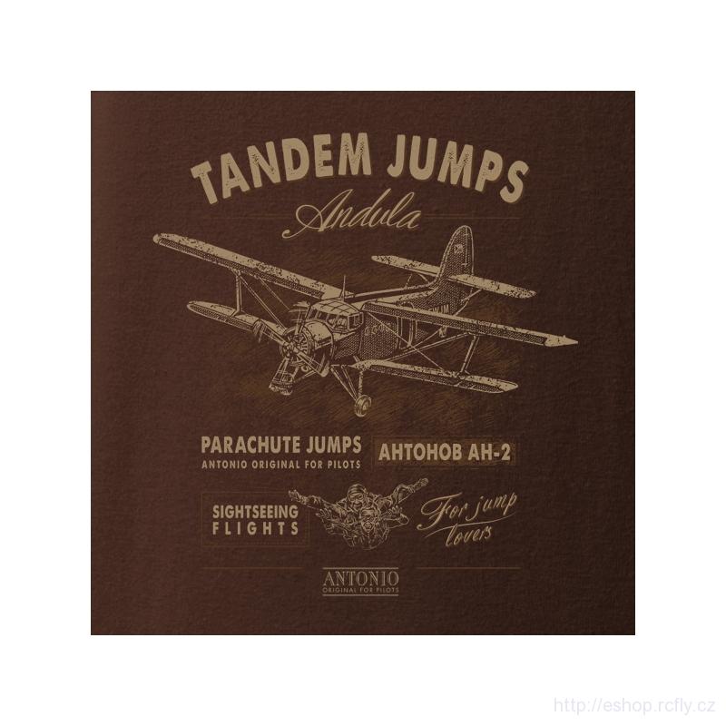 ANTONIO-Tričko s dvouplošníkem ANDULA vel.M