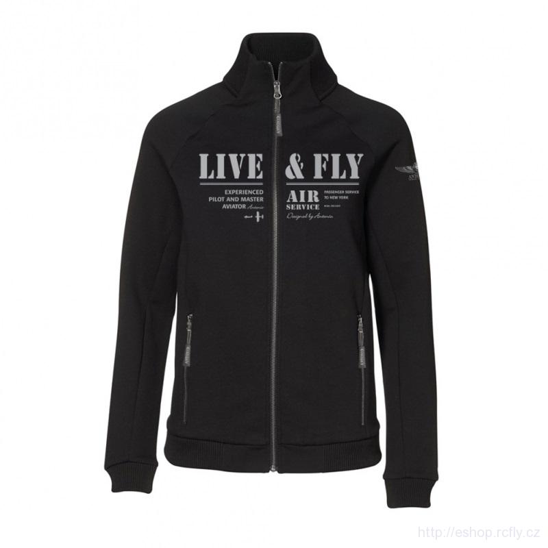 ANTONIO- Dámská Mikina s leteckou tématikou AIR SERVICE vel.S