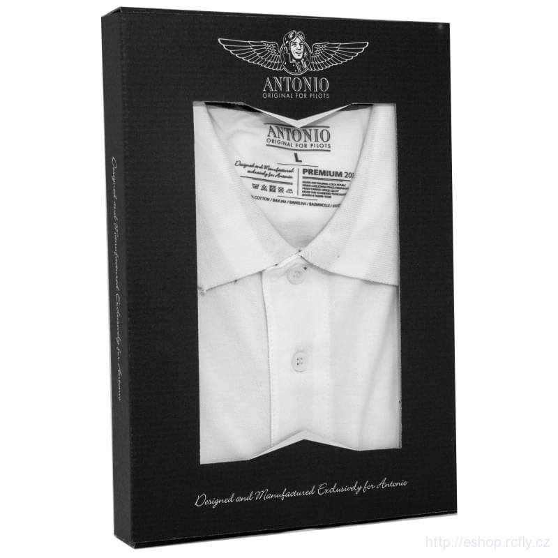 ANTONIO-Polokošile PILOT White vel.XXL