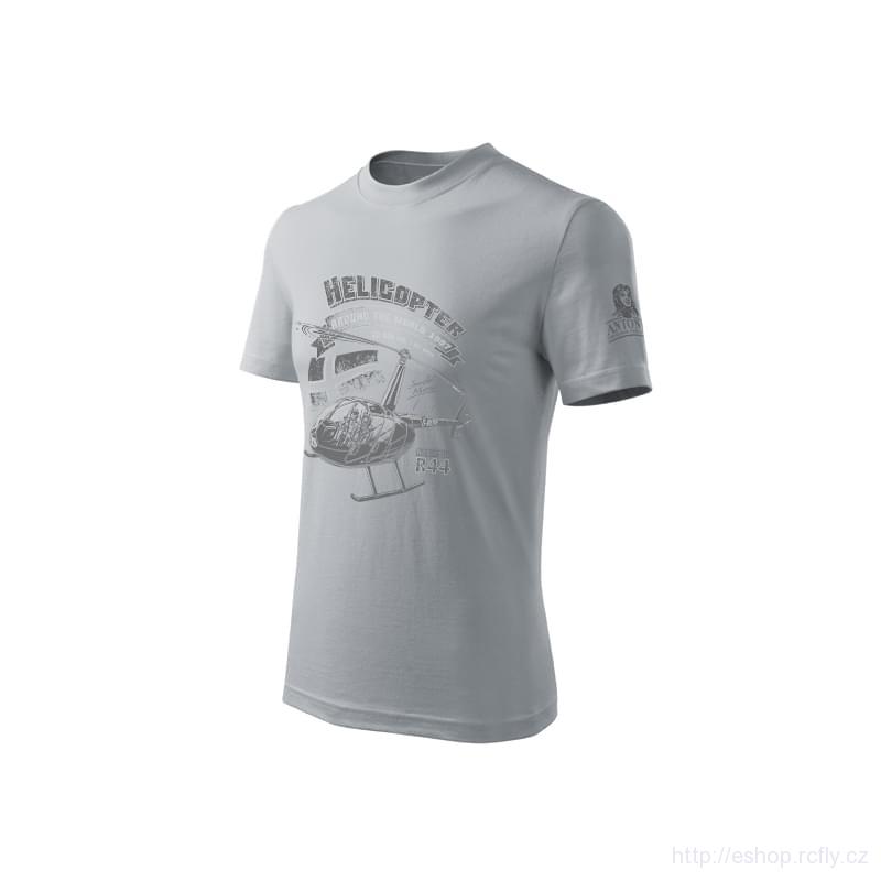 ANTONIO-Tričko s vrtulníkem ROBINSON R-44 vel.XL