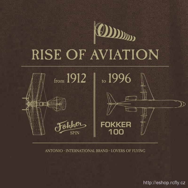 ANTONIO-Polokošile ANTHONY FOKKER - RISE OF AVIATION vel.XL