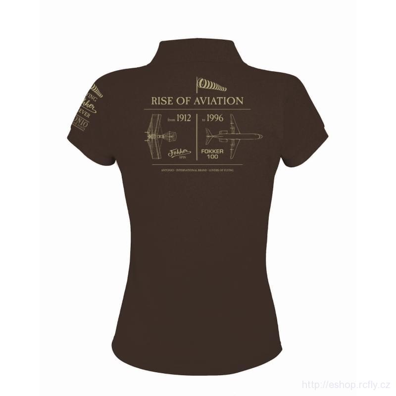 ANTONIO- Dámská Polokošile ANTHONY FOKKER - RISE OF AVIATION (W) vel.XL