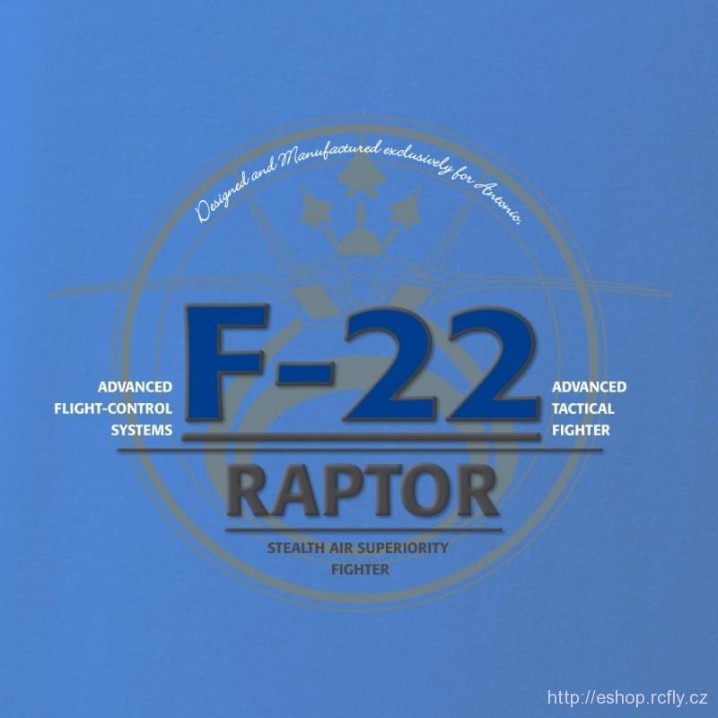 ANTONIO-Tričko se stíhačkou RAPTOR vel.M