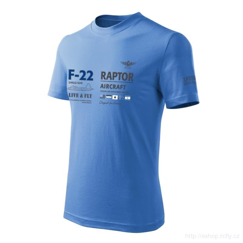 ANTONIO-Tričko se stíhačkou RAPTOR vel.L