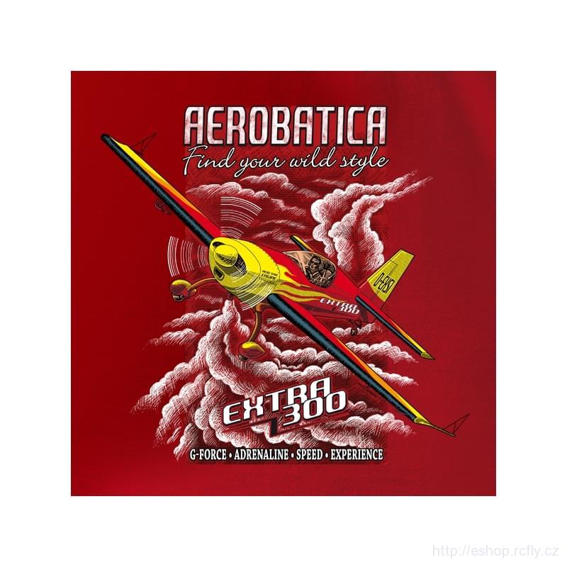 ANTONIO-Dámské tričko EXTRA 300 RED vel.XL