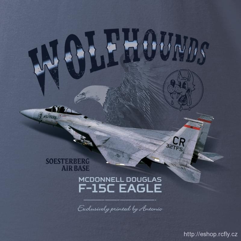 ANTONIO- Tričko se stíhačkou F-15C EAGLE vel.XL