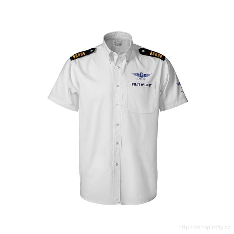 ANTONIO-Košile letecká PILOT ON DUTY vel.XL