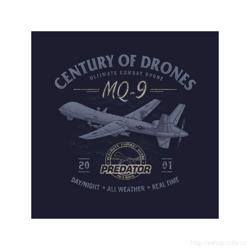 ANTONIO-Dámské tričko s dronem MQ-9 REAPER vel.M