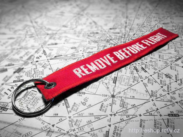 REMOVE BEFORE FLIGHT- klíčenka