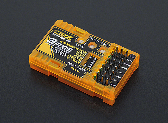 Tříosá letová stabilizace ORANGE RX3S V.2