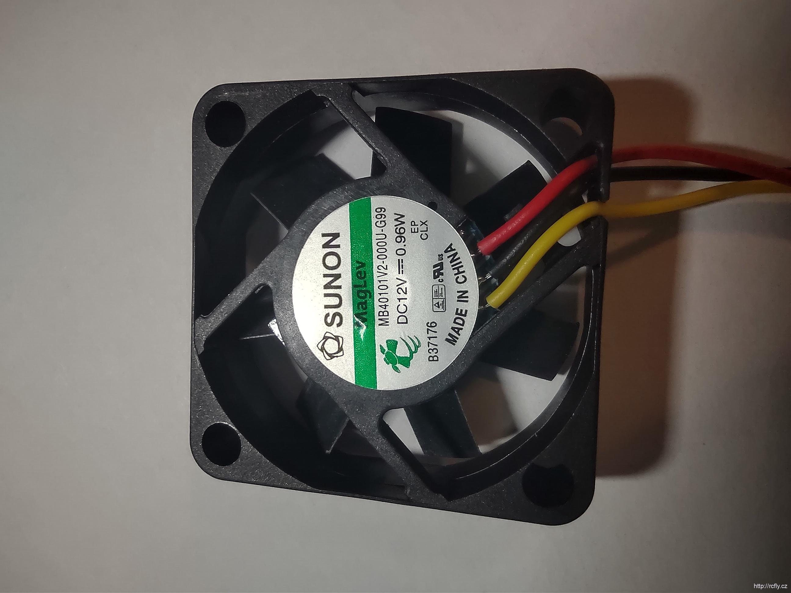 Ventilátor SUNON 40x40x10mm  DC12V/0,96W