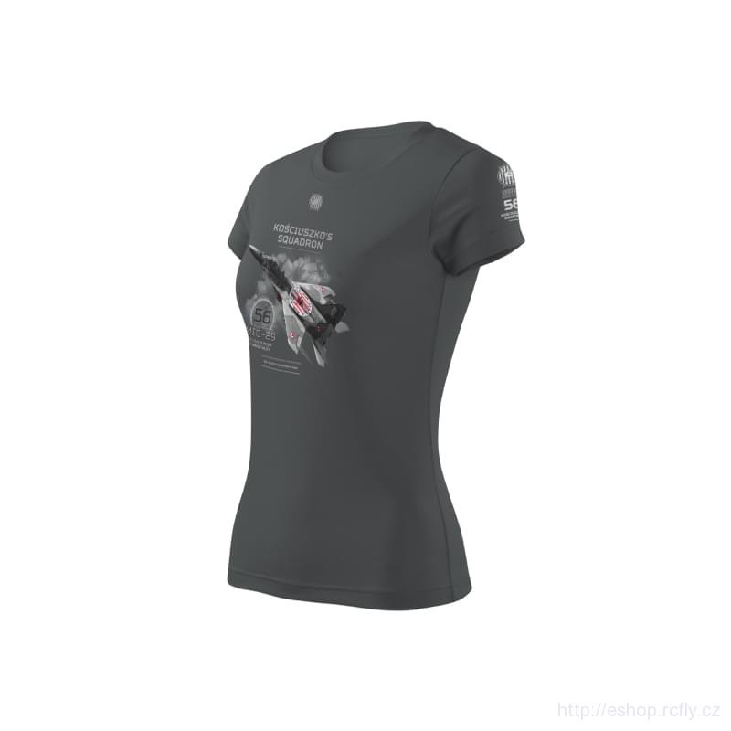 ANTONIO-Dámské tričko se stíhačkou MIG-29 KOŚCIUSZKO'S SQUADRON #56