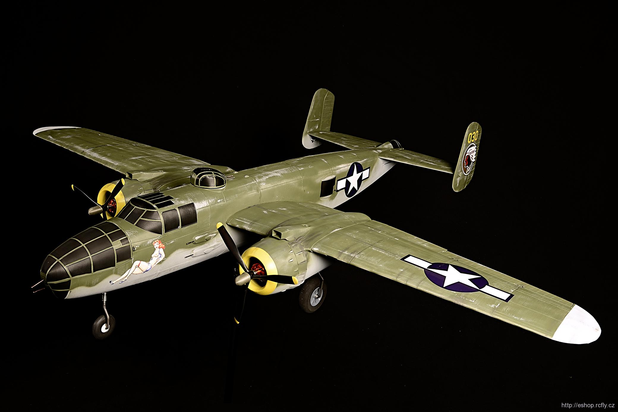 3D vytištěný model B-25 Mitchell