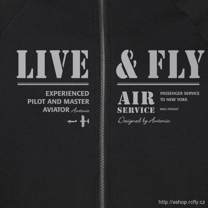 ANTONIO- Dámská Mikina s leteckou tématikou AIR SERVICE