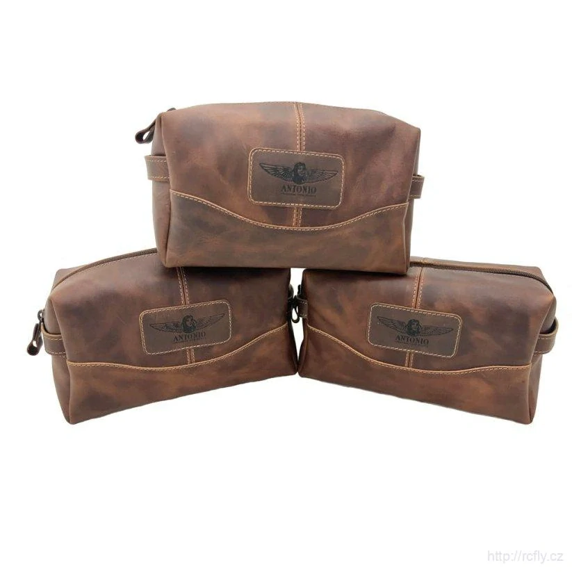 Antonio Kožená toaletní taška AMENITY KIT